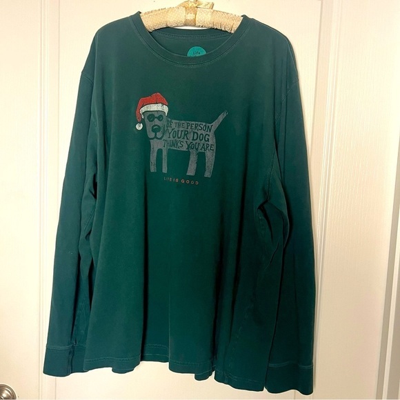 Life Is Good Other - Life is good “be the person your dog thinks you are” shirt Men’s XXL